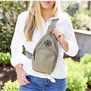 Sling Tote with Initals